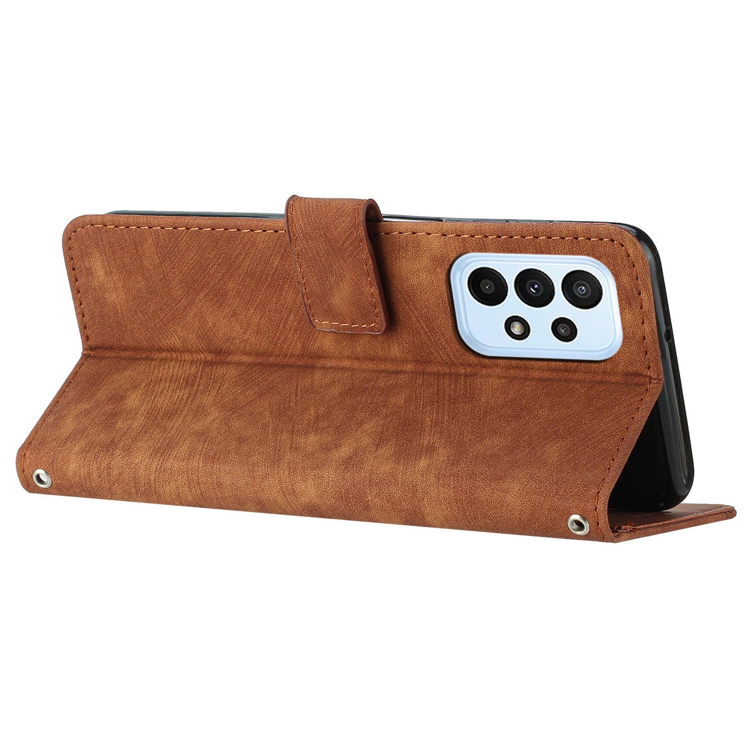 Skin-touch Feeling Wallet Case for Samsung Galaxy A33 5G Lines Imprinted Stand PU Leather Phone Cover Skin-touch Feeling Wallet Case for Samsung Galaxy A33 5G Lines Imprinted Stand PU Leather Phone Cover
